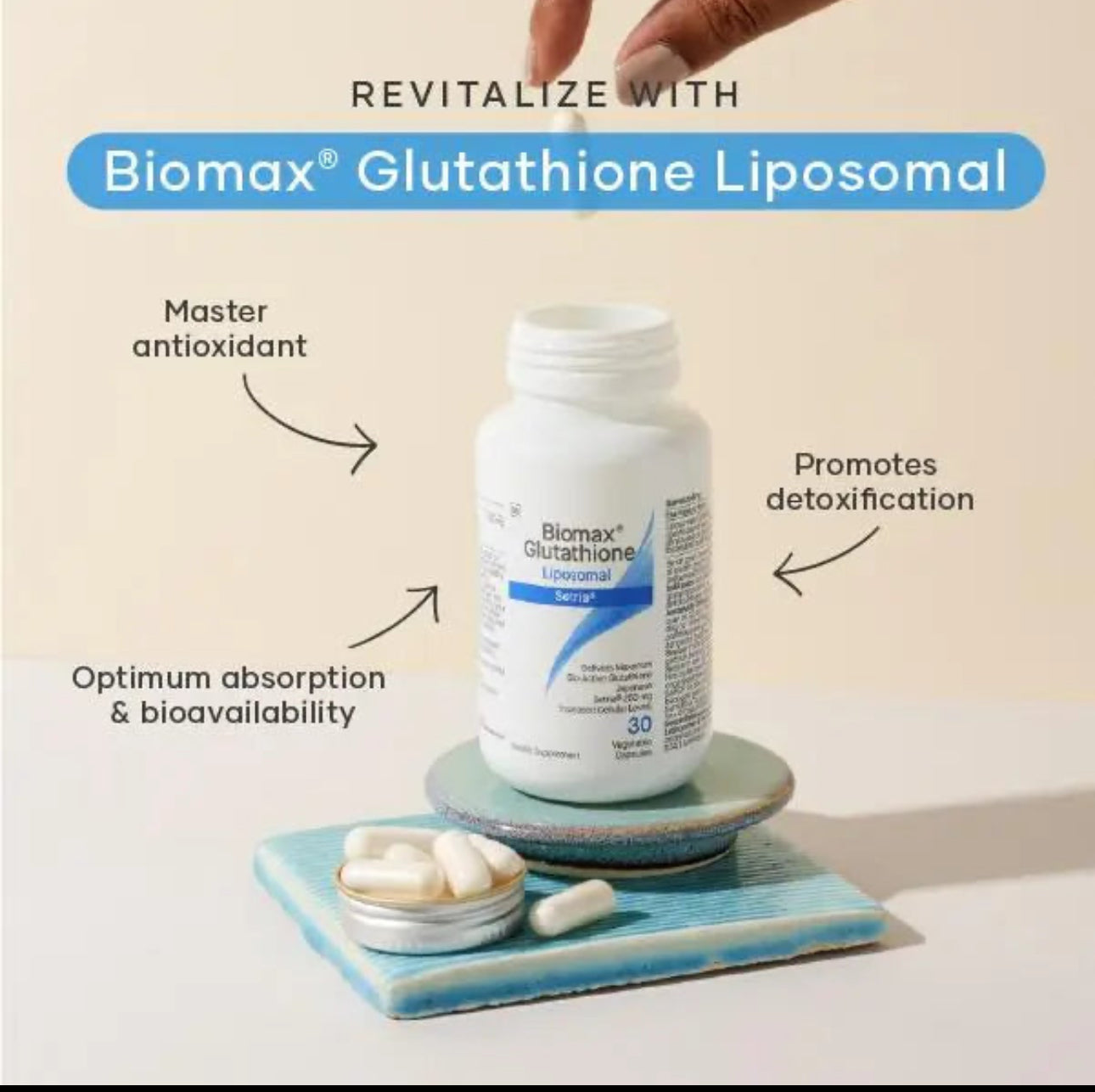 coyne health biomax glutathione Healthcare Liposomal 625mg Veg Caps 30 Biomax Glutathione 250mg Capsules, 30's