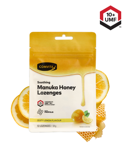 Comvita Mānuka Honey Lozenges - Lemon 12s