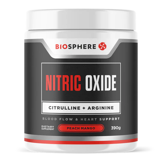Biosphere Nitric Oxide, Peach Mango, 390g