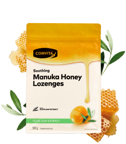 Comvita Mānuka Honey Lozenges - Olive Leaf 500g