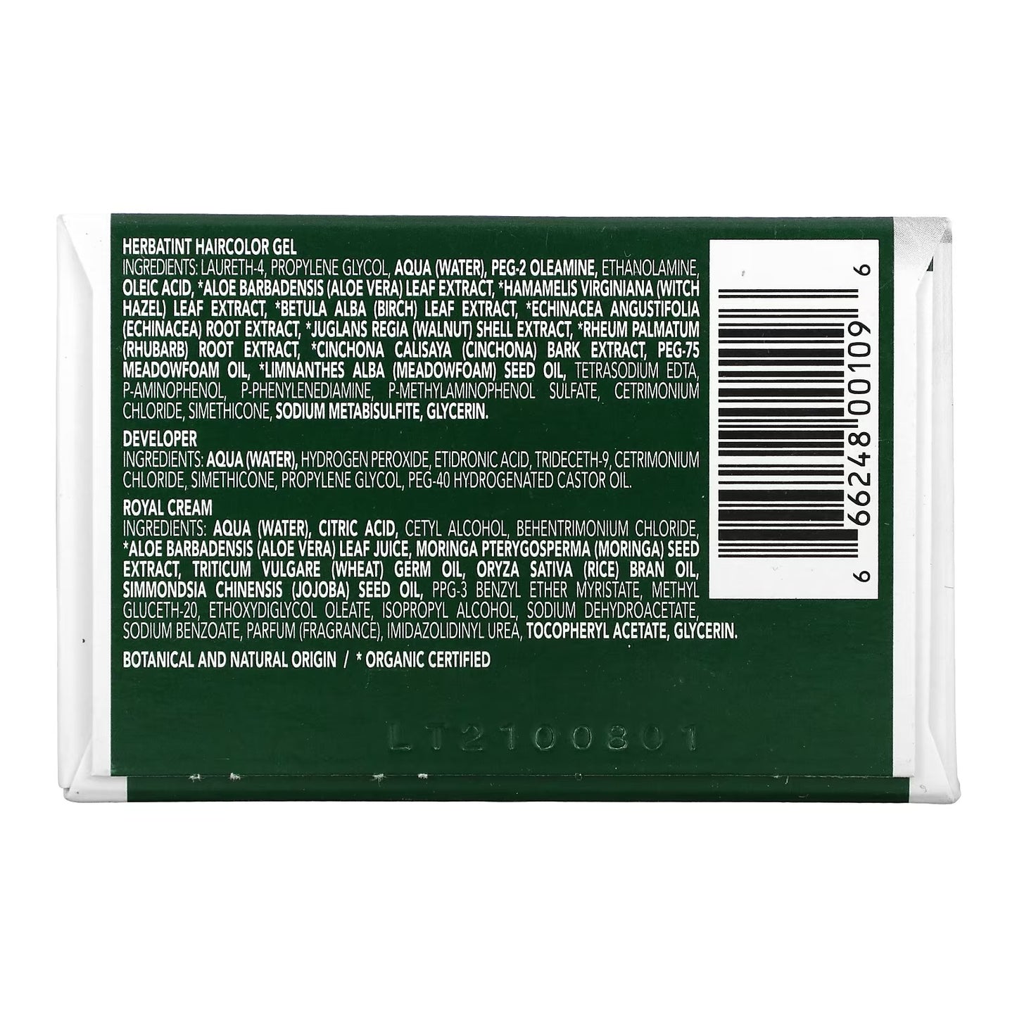 Herbatint -Platinum Blonde 10N