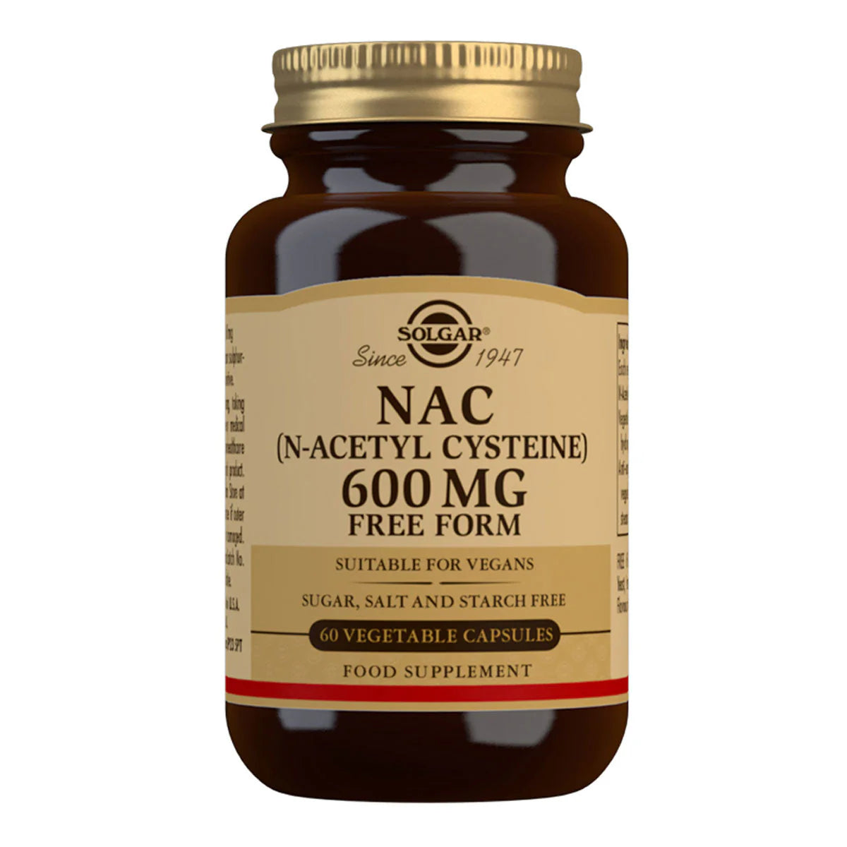 Solgar N-Acetyl Cysteine 600mg