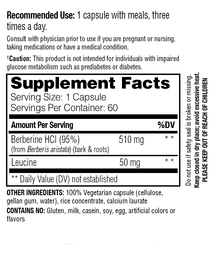 Enzymedica Berberine 510 mg