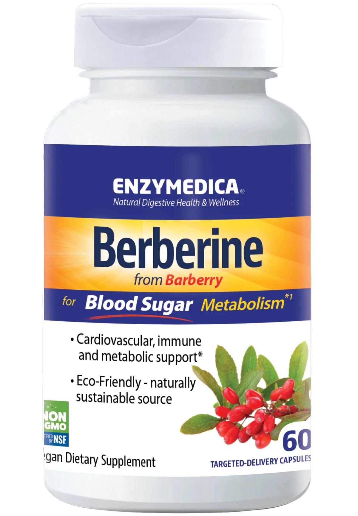 Enzymedica Berberine 510 mg