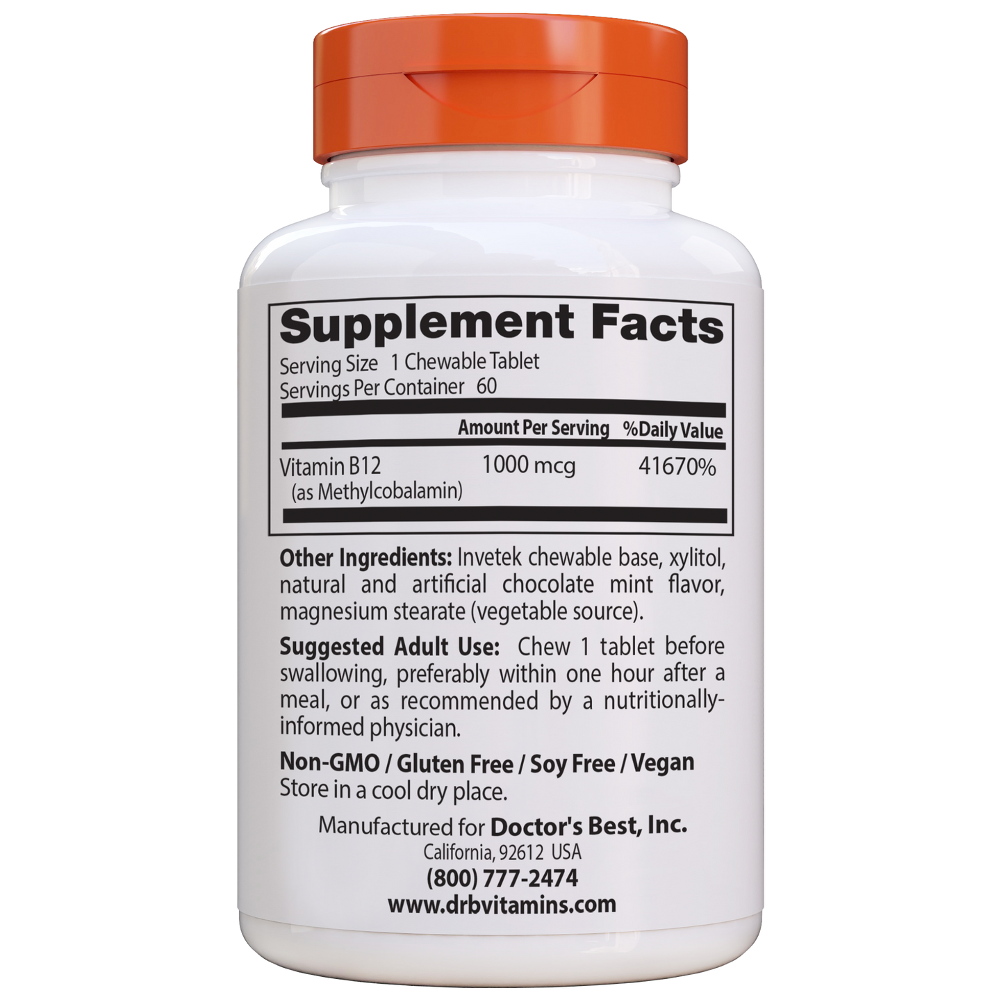 Dr's Best Chewable Fully Active B12