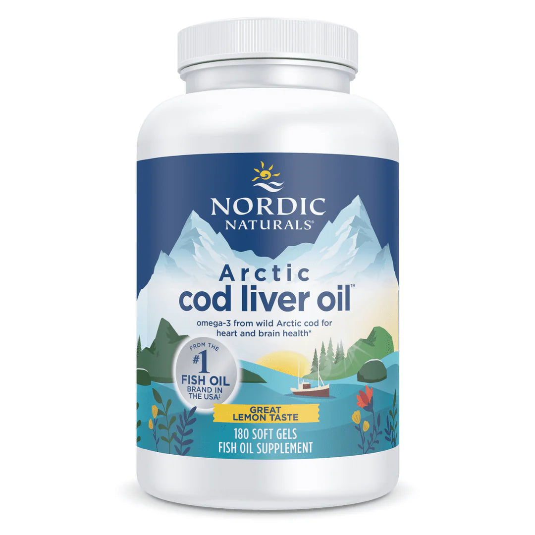 Nordic Naturals Arctic Cod Liver Oil - Lemon 180sg