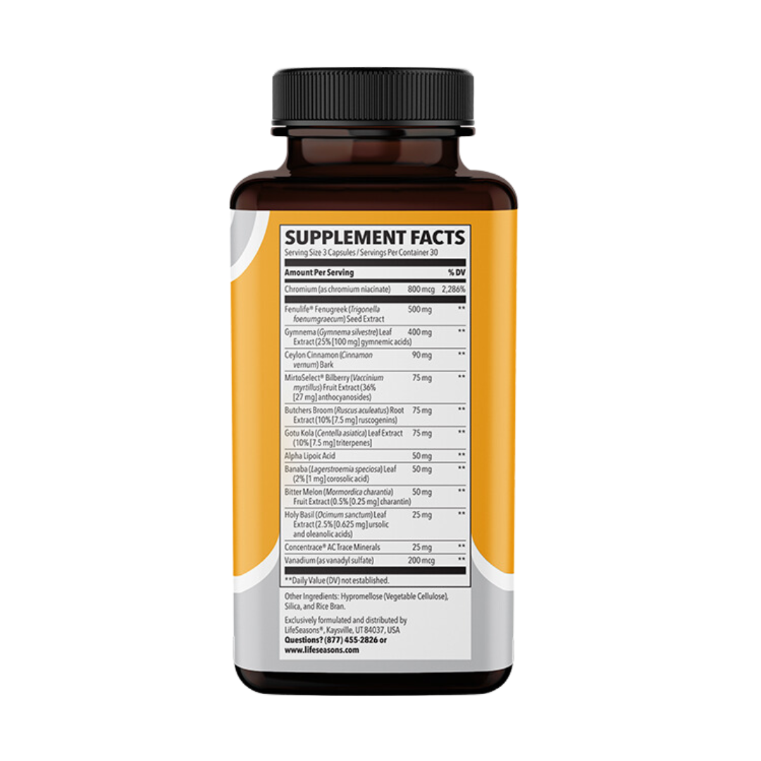 LifeSeasons Glucose Stabili-T 90Vcaps
