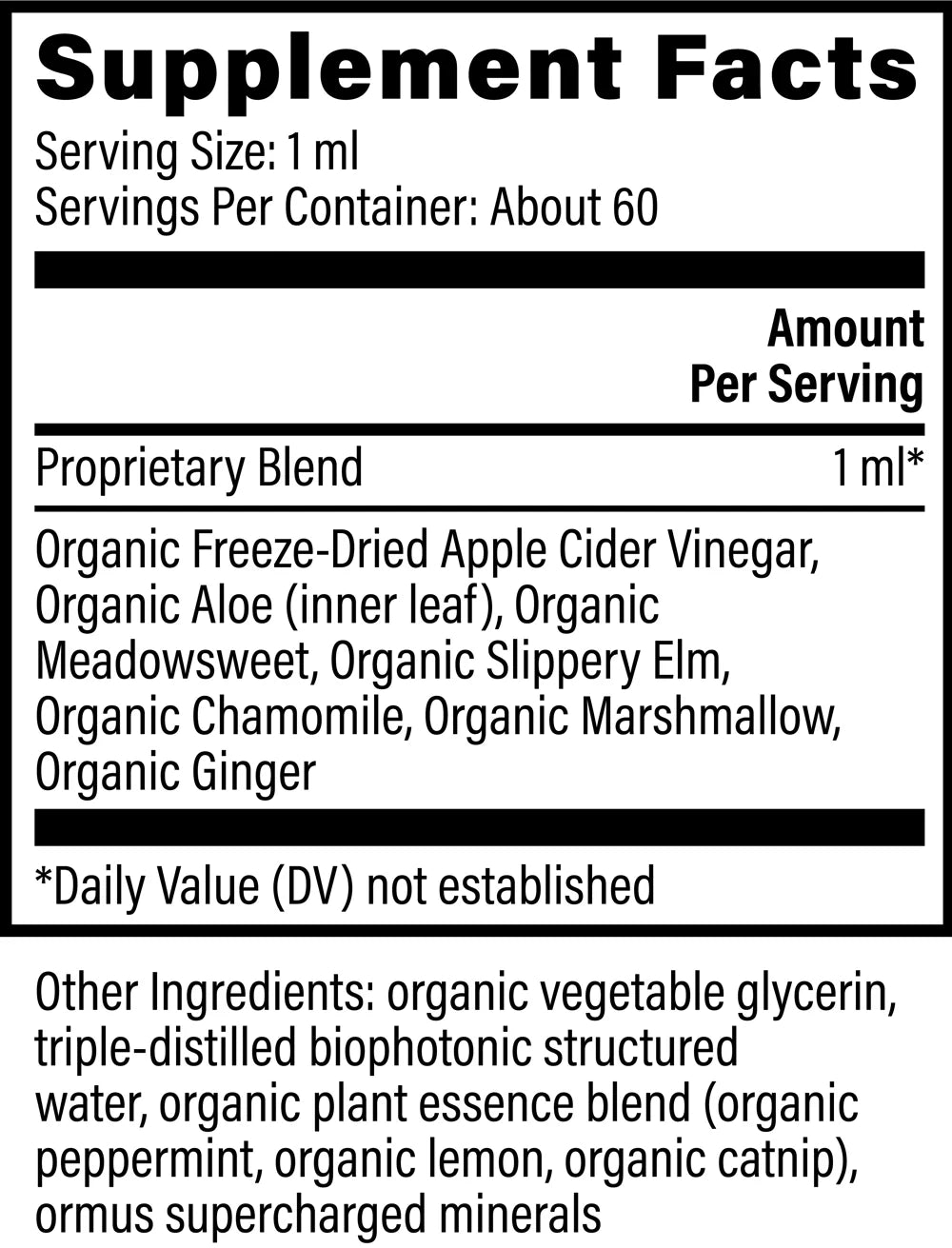 Global Healing Acid Reflux Relief 59.2 ml