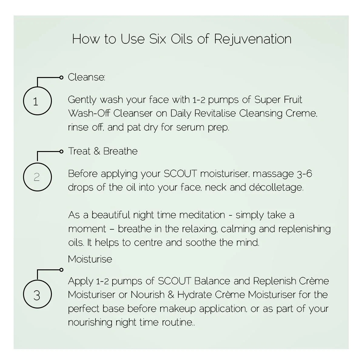 Six Oils of Rejuvenation