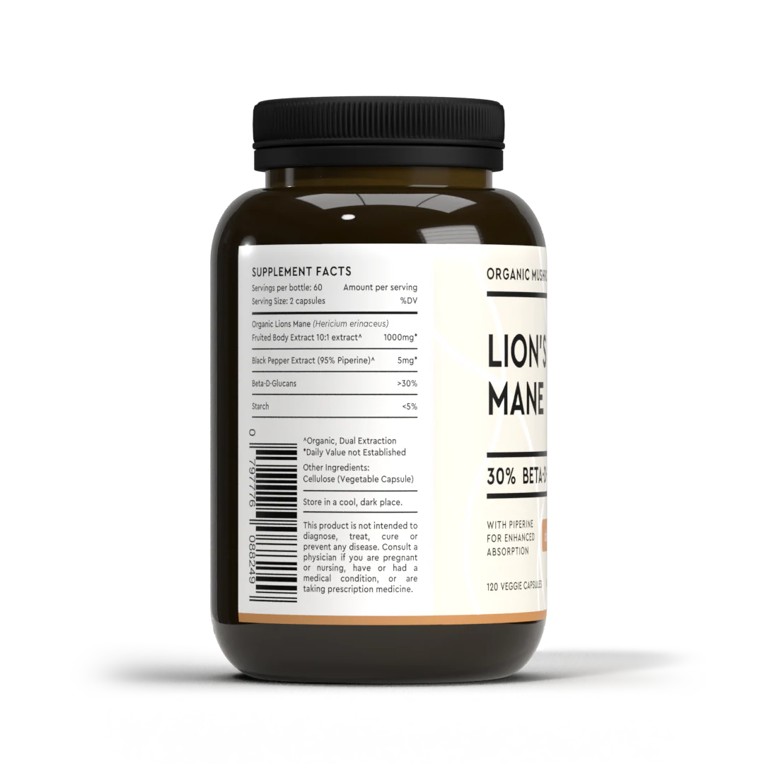 Flow State Lion's Mane 120 veg caps