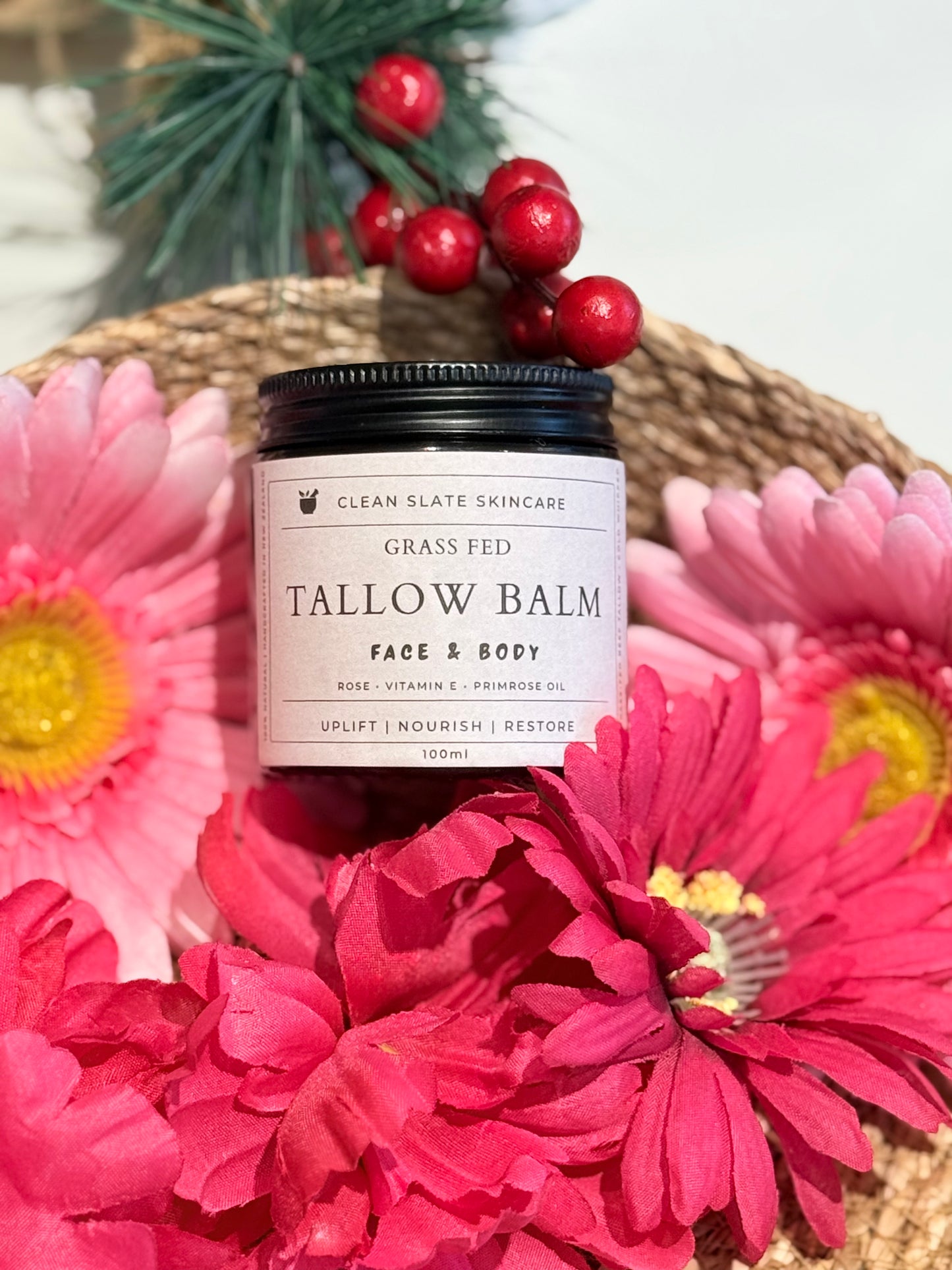 Clean Slate Skincare Beef Tallow Balm 120ml
