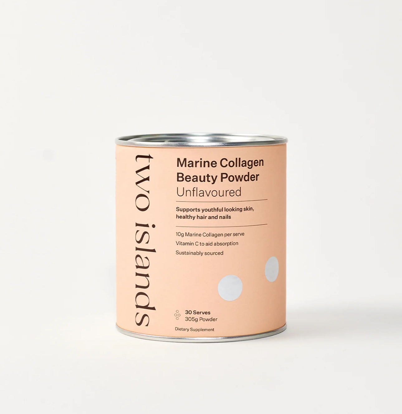 Two Islands Marine Collagen 305gm Vanilla