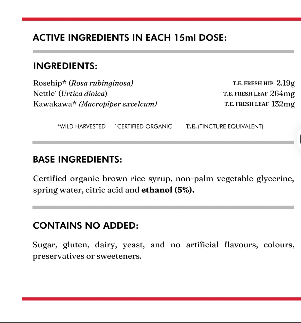 Wild Dispensary Daily Boost Tonic 300ml