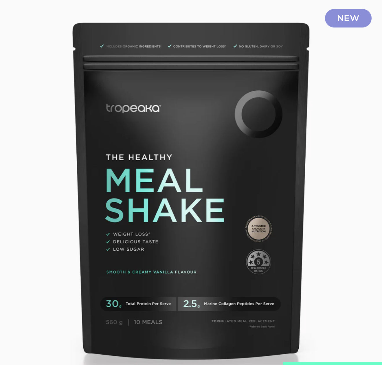Tropeaka Meal shake 560g Vanilla Flavour