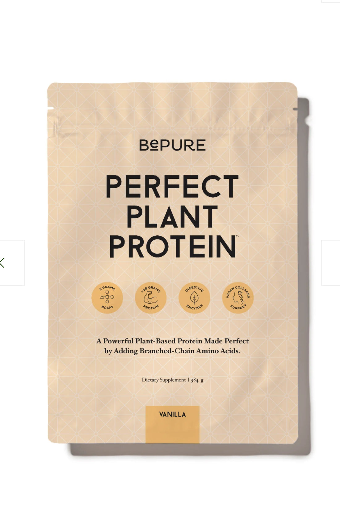 Bepure Perfect Protein Vanilla Refill 584gm