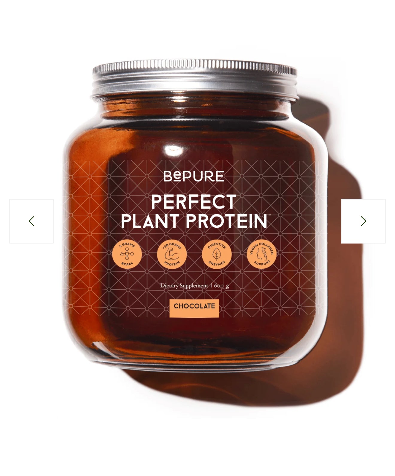 Bepure Perfect Protein Chocolate Glass Jar 584gm