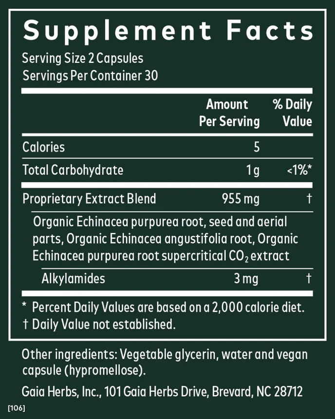 Gaia Echinacea Supreme 60vc