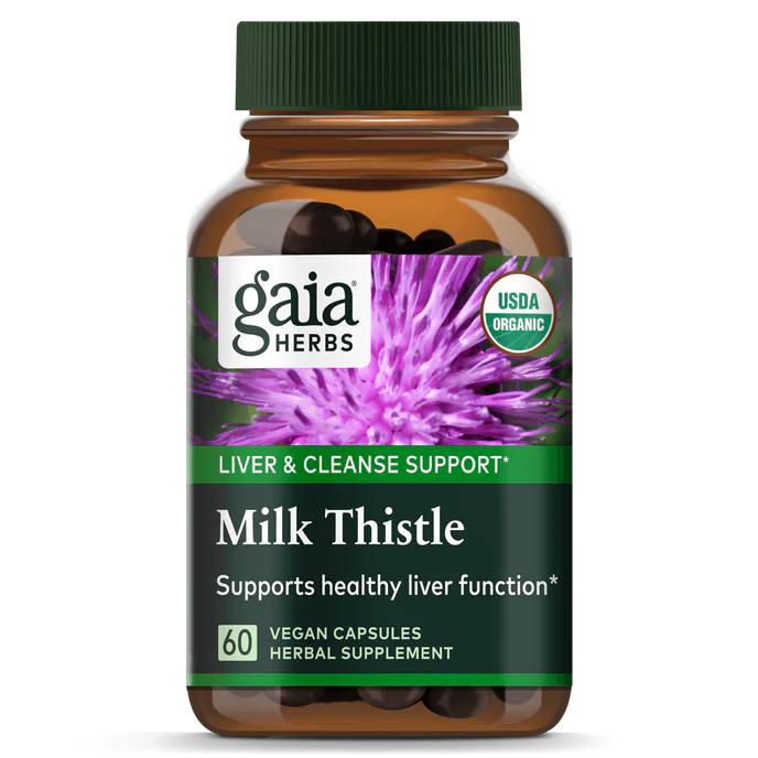 Gaia Milk Thistle Liver & Cleanse Support 60Vcaps