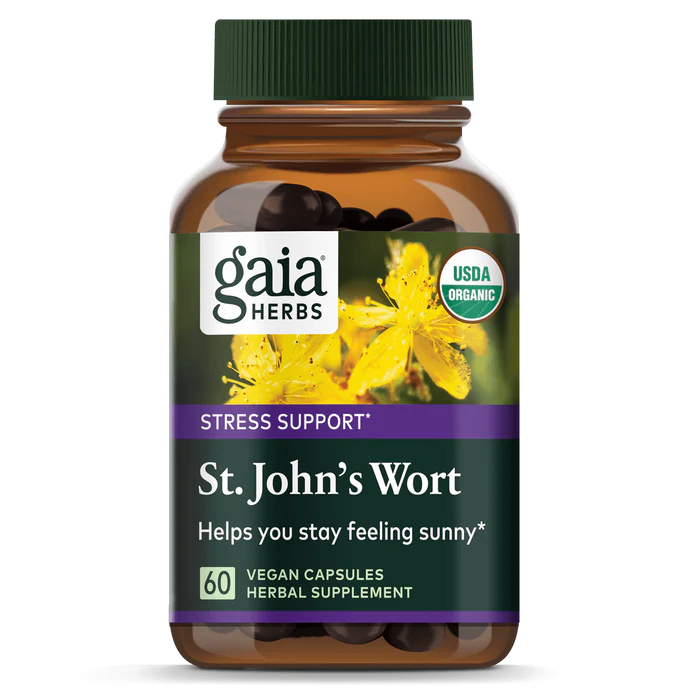 Gaia Herbs St.John's Wort Stress Support 60 capsules