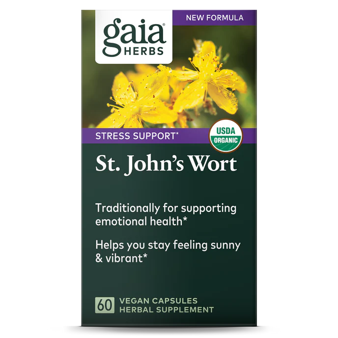 Gaia Herbs St.John's Wort Stress Support 60 capsules