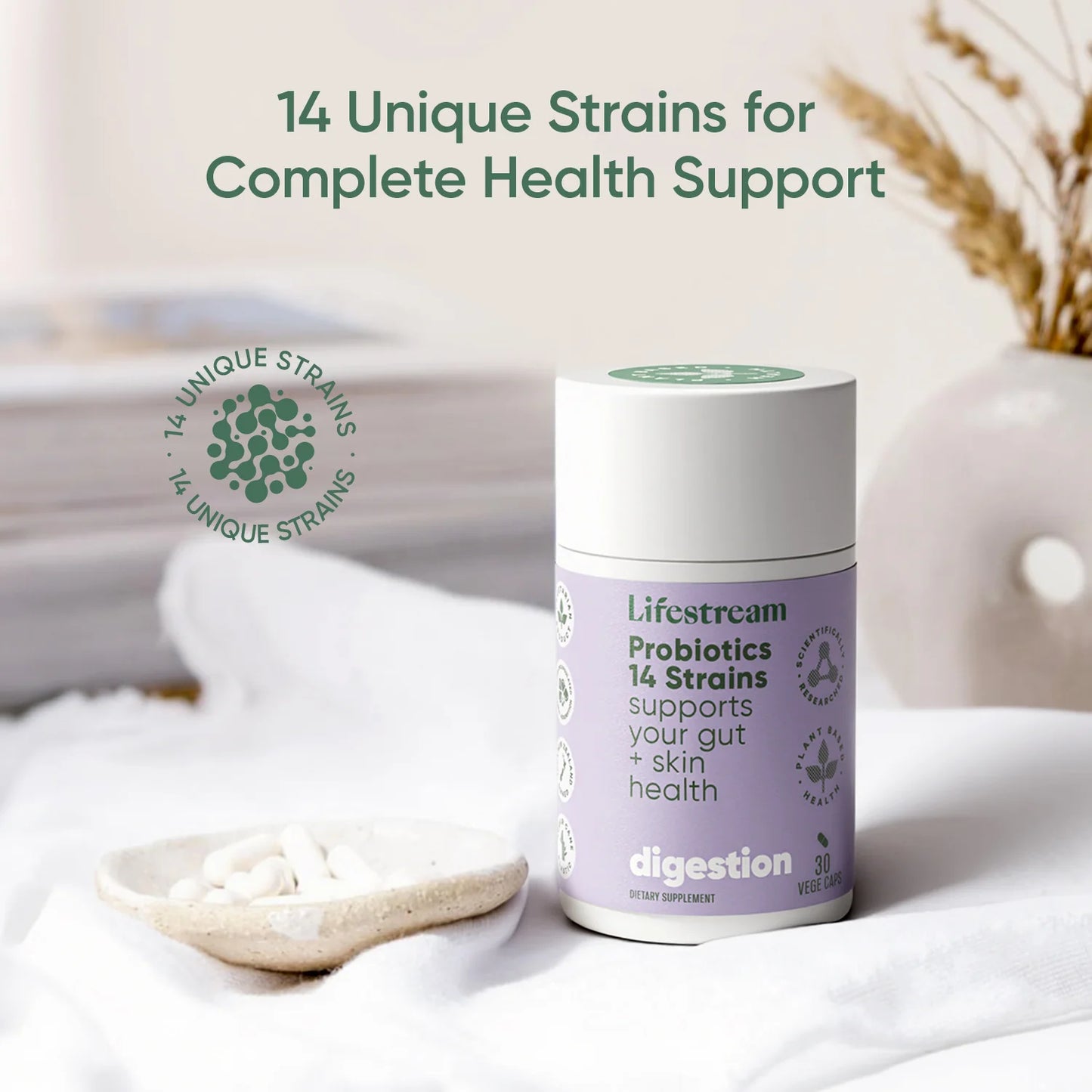 Lifestream Probiotics 14 Strains 60 Vcaps