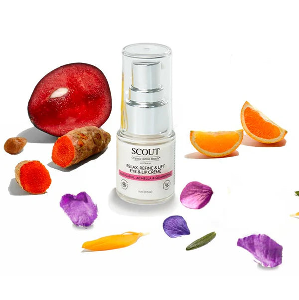 Relax + Refine + Lift Eye & Lip Crème With Bakuchiol, Acmella & Quandong