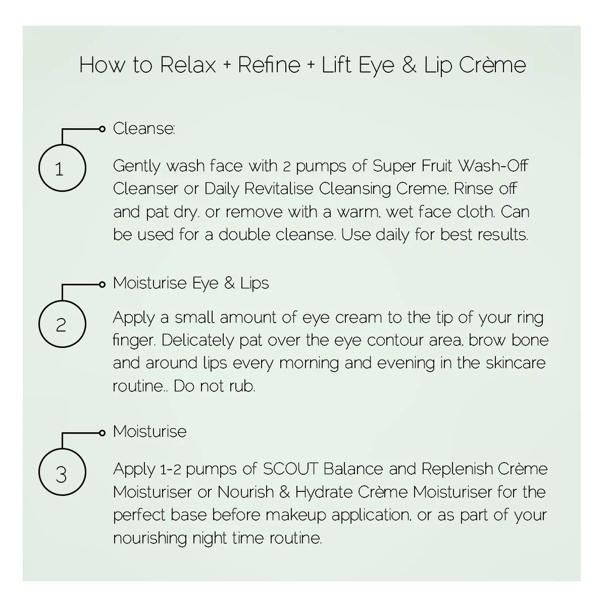 Relax + Refine + Lift Eye & Lip Crème With Bakuchiol, Acmella & Quandong