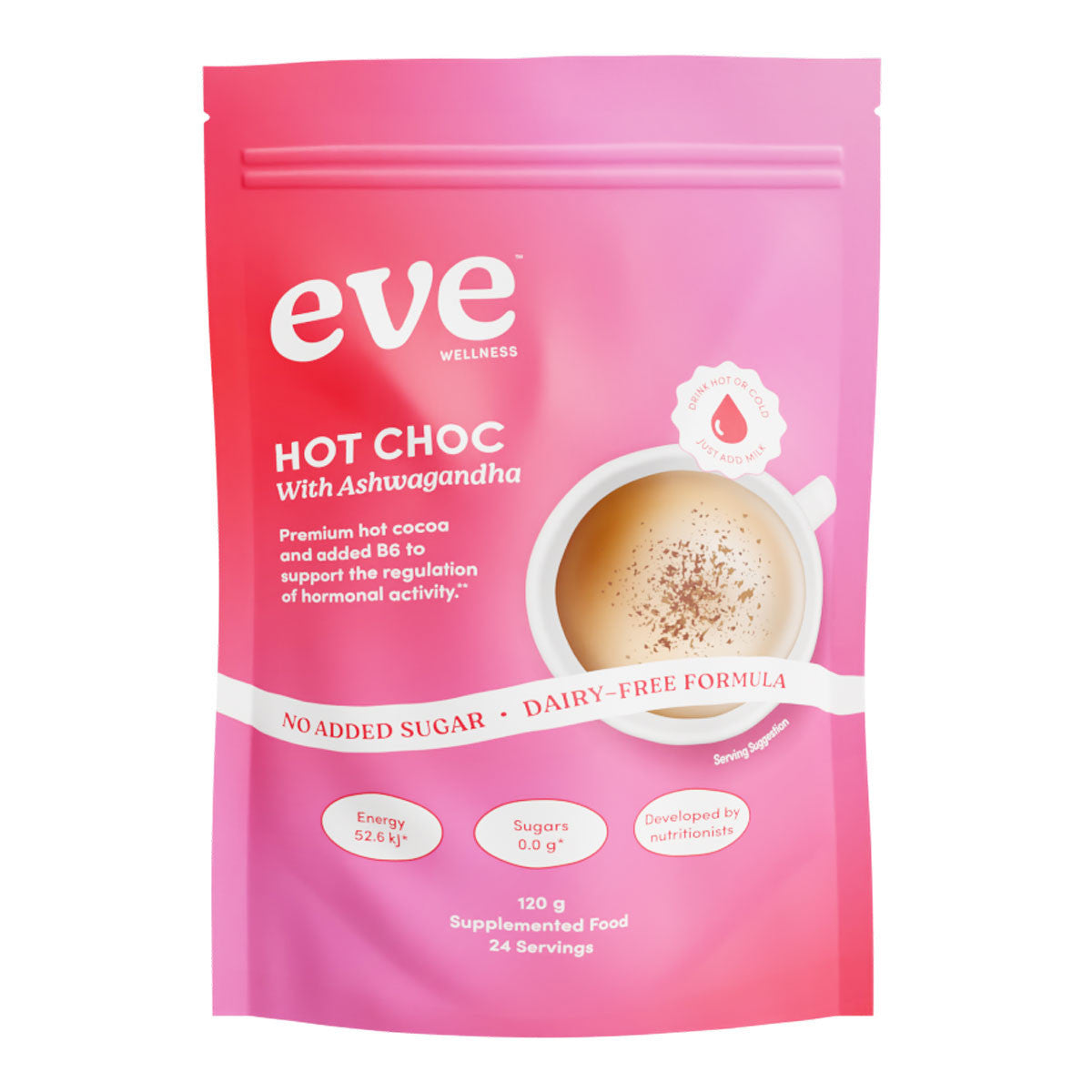 Eve Wellness Hot Choc With Ashwagandha 120g
