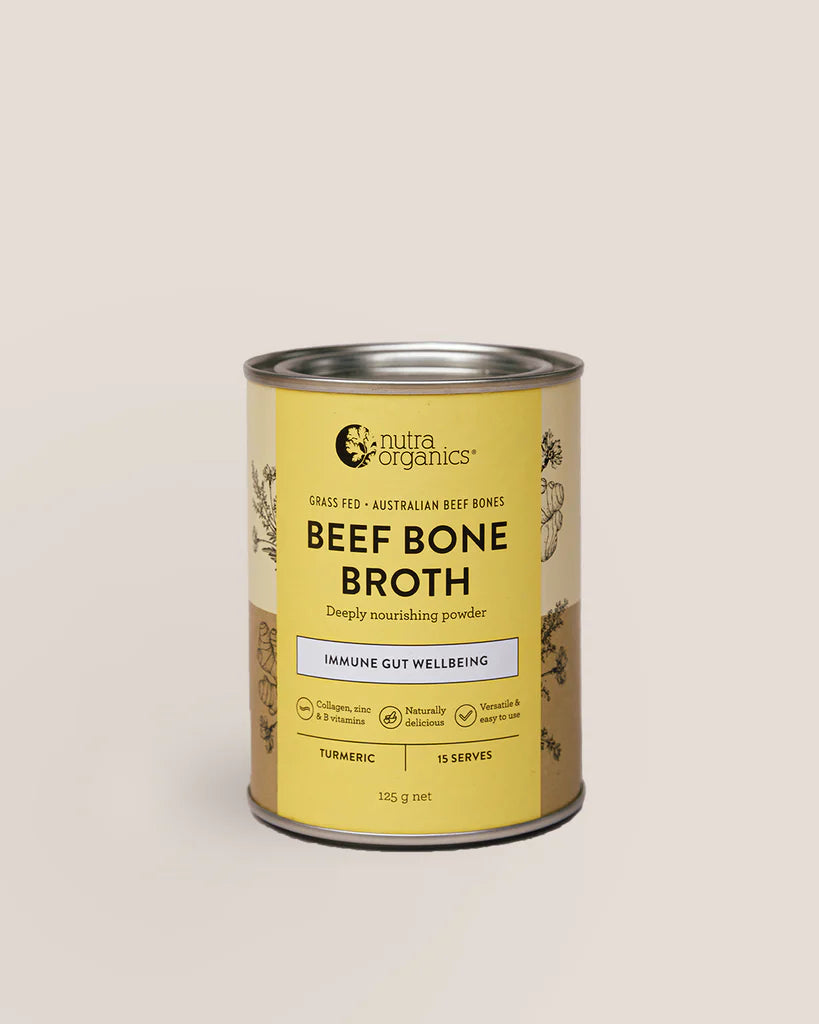 NutraOrganics Beef Bone Broth Turmeric 125gm