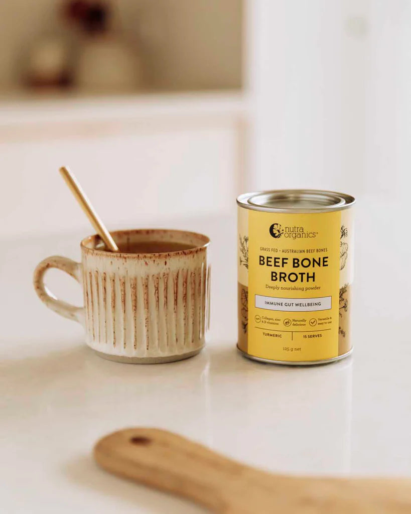 NutraOrganics Beef Bone Broth Turmeric 125gm