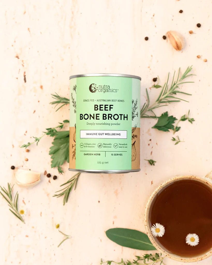 NutraOrganics Beef Bone Broth Garden Herb 125gm