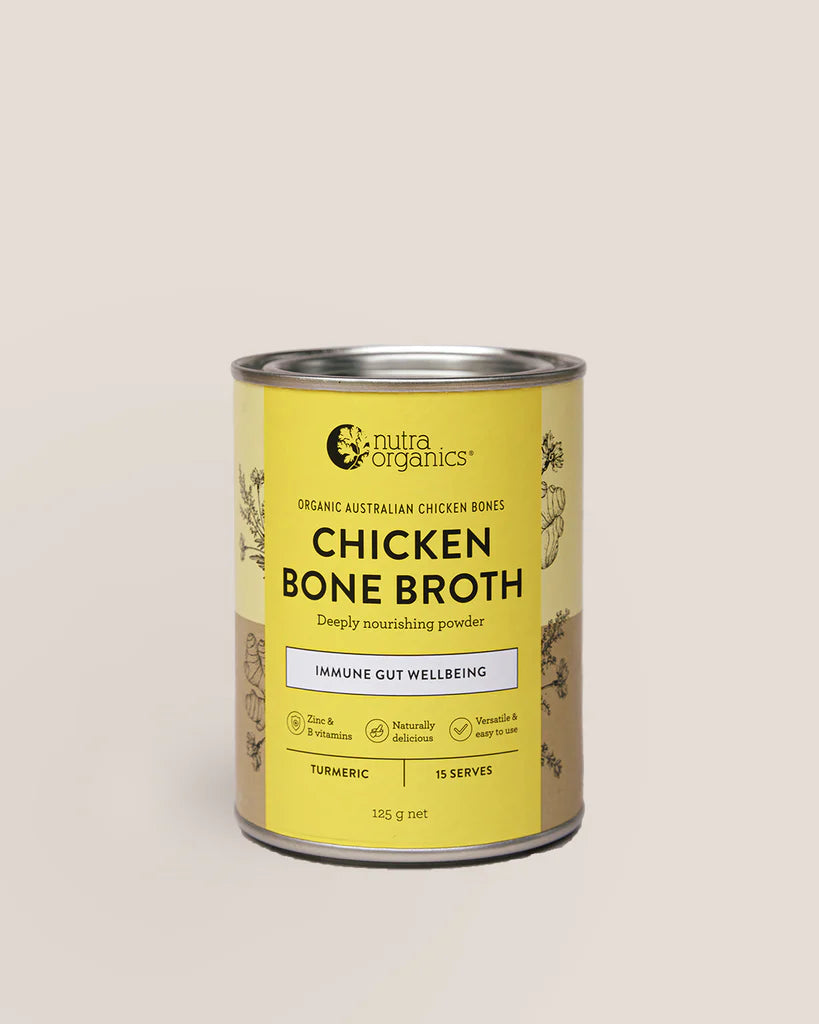 NutraOrganics Chicken Bone Broth Turmeric 125gm