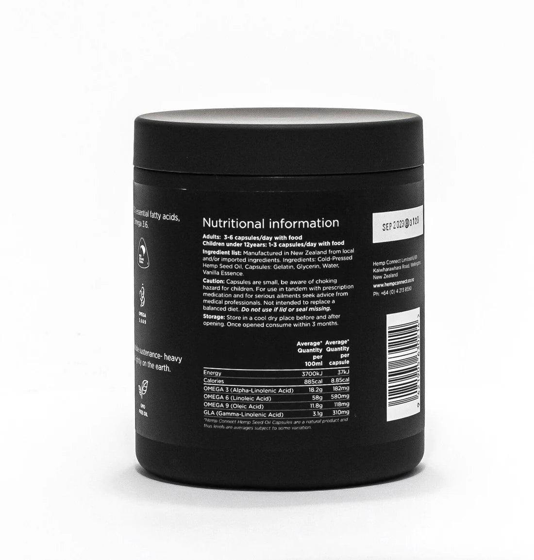 Hemp Seed Oil Capsules