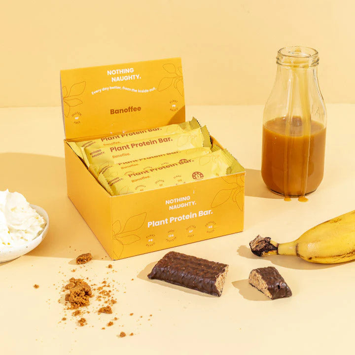 Nothing Naughty Plant Protein Bar Banoffee 40 g