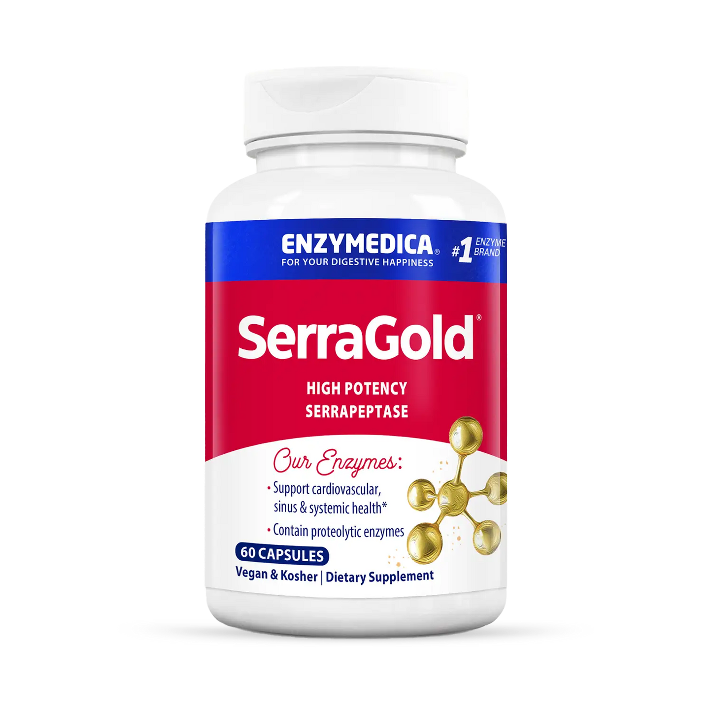 Enzymedica SerraGold 60 capsules