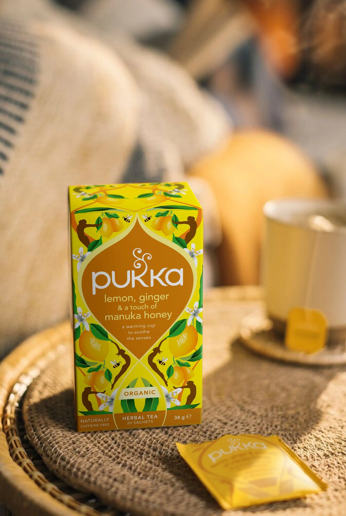 Pukka Lemon,ginger & Manuka honey Organic Tea, 20 Teabags