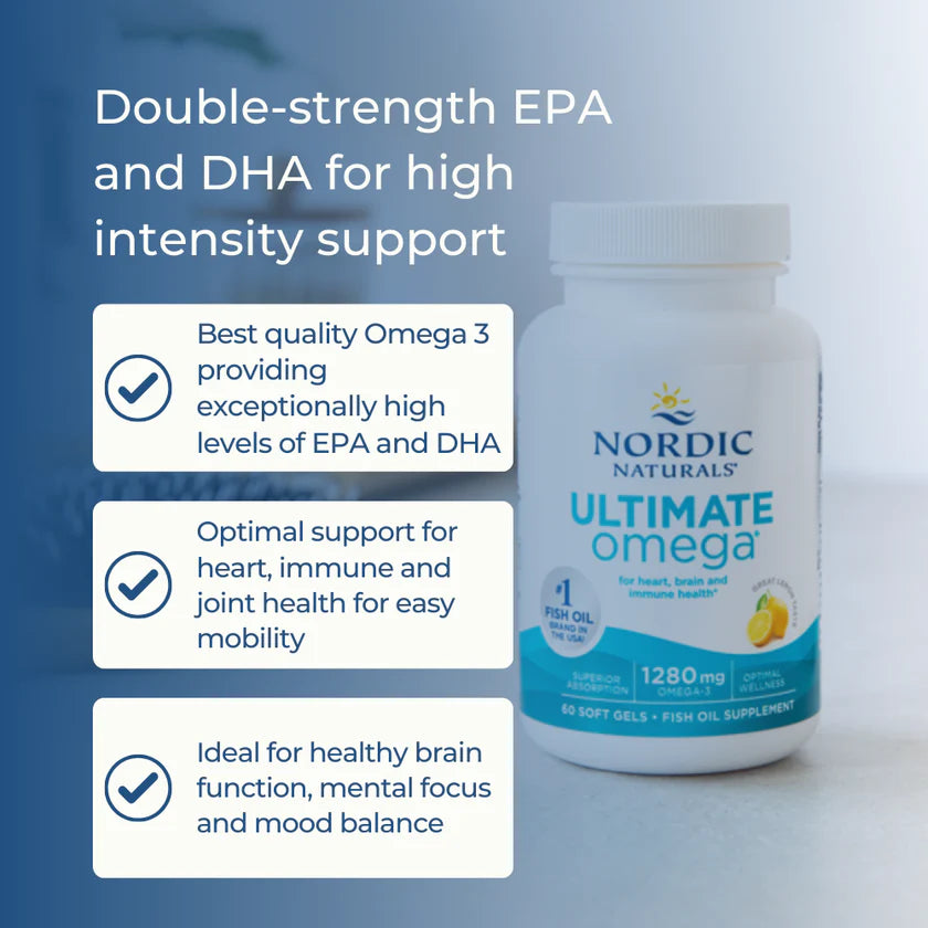 Nordic Naturals Ultimate Omega, 60sg