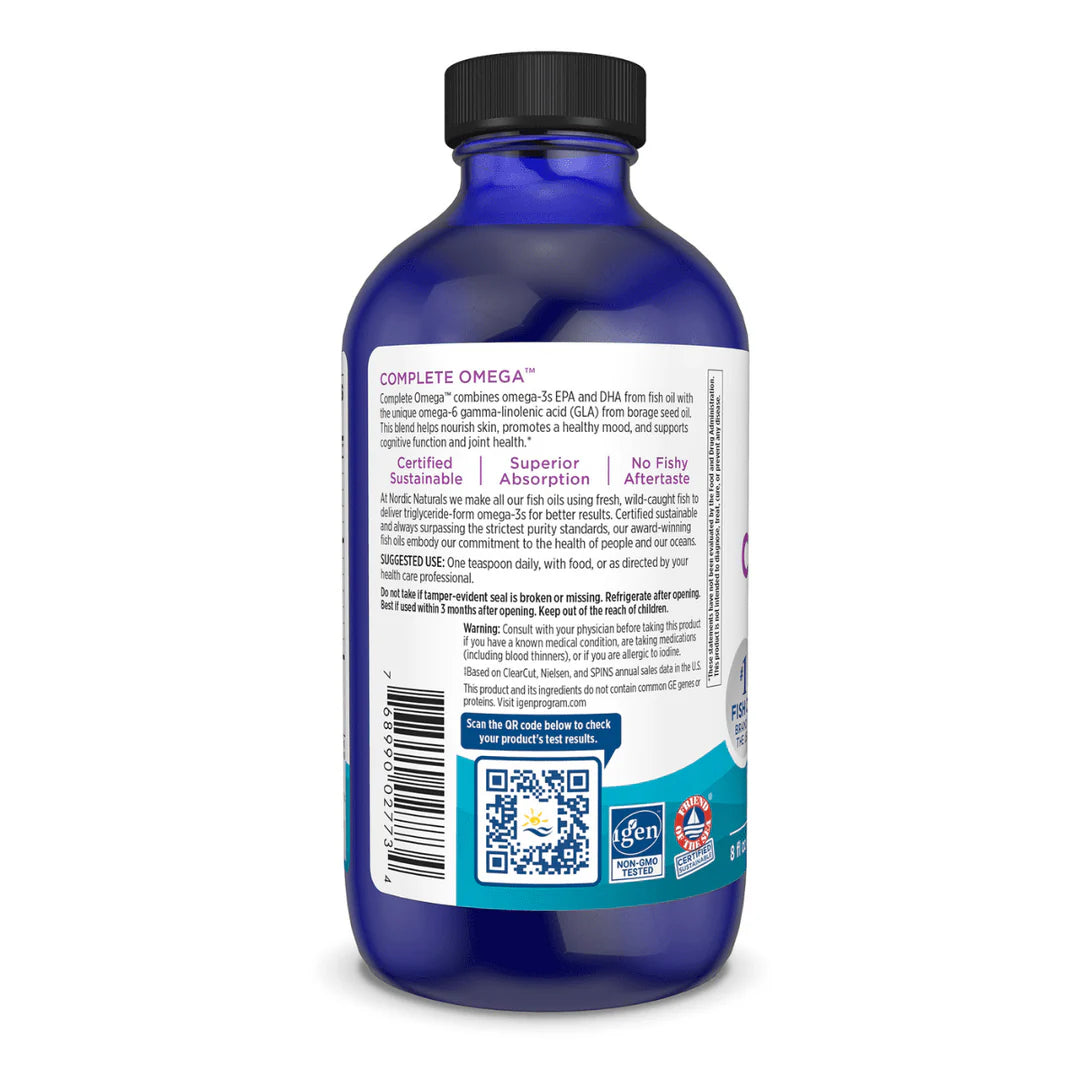 Nordic Naturals Complete Omega Lemon 237ml