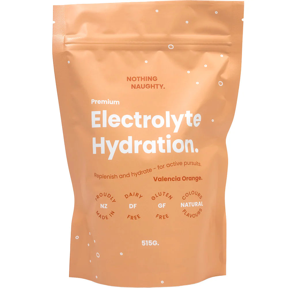 Nothing Naughty Electrolyte Hydration Valencia Orange 515 grams