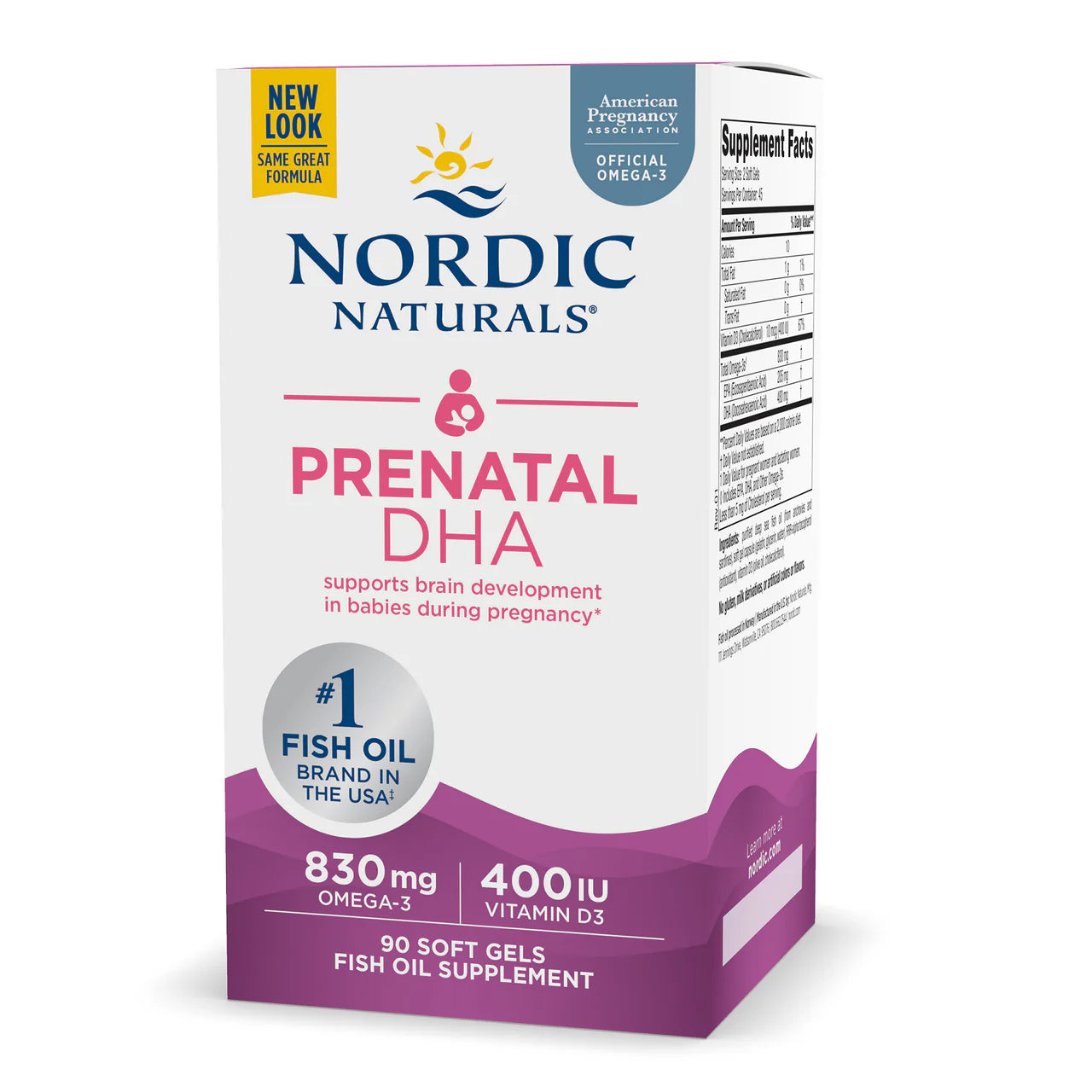 Nordic Naturals Prenatal DHA 90sg