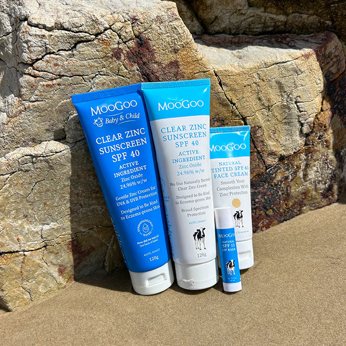 MooGoo BABY Clear Zinc Sunscreen SPF 40 120g