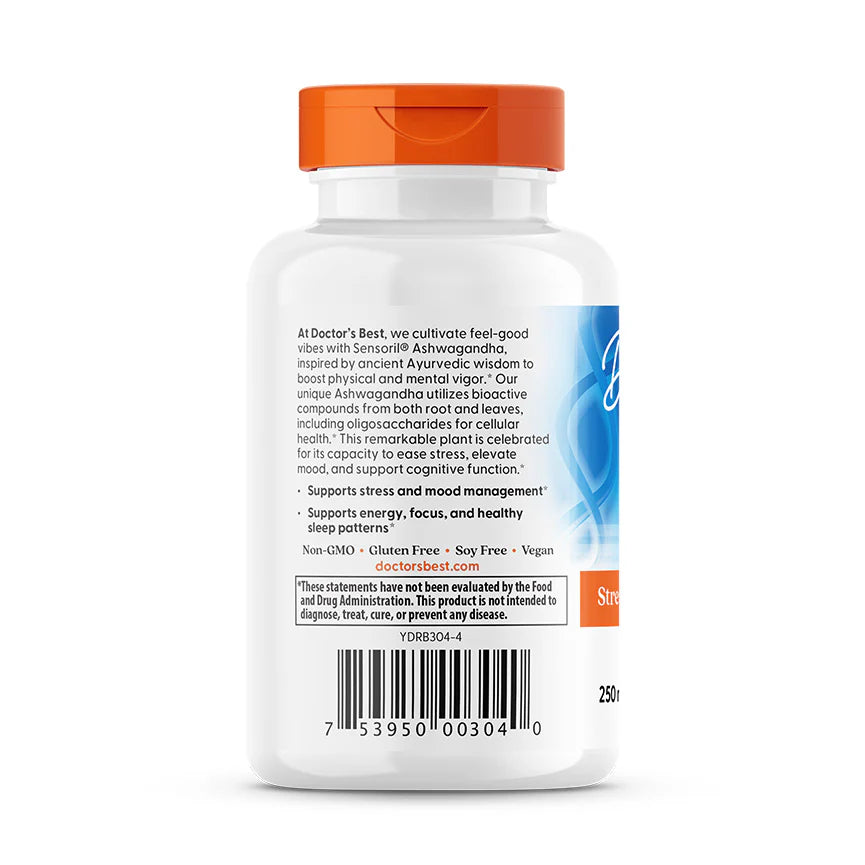 Doctors Best Ashwagandha with Sensoril (125mg) 60vc