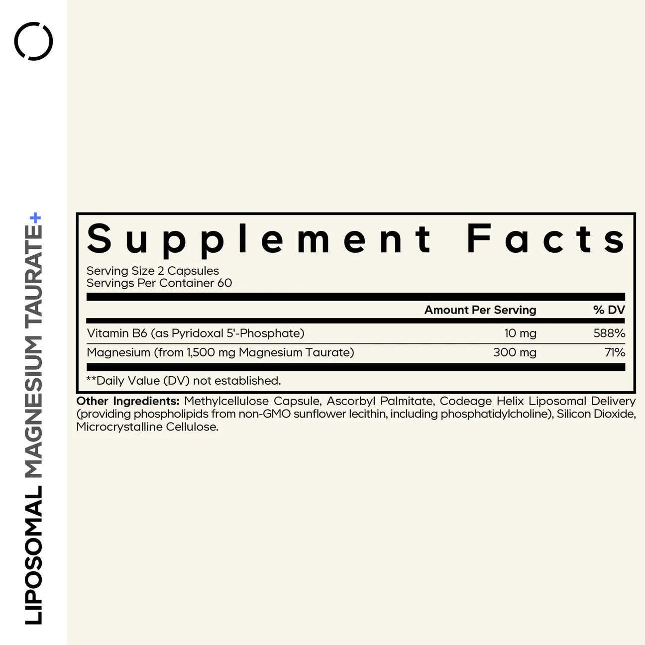 CodeAge Liposomal Magnesium Taurate 120caps