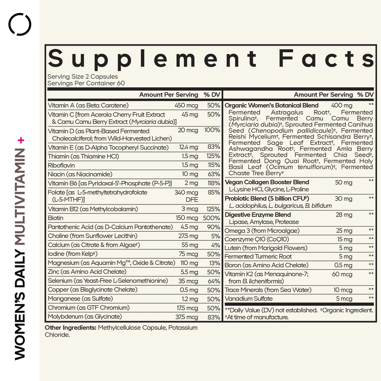 CodeAge Women's Fermented Multivitamin 120caps