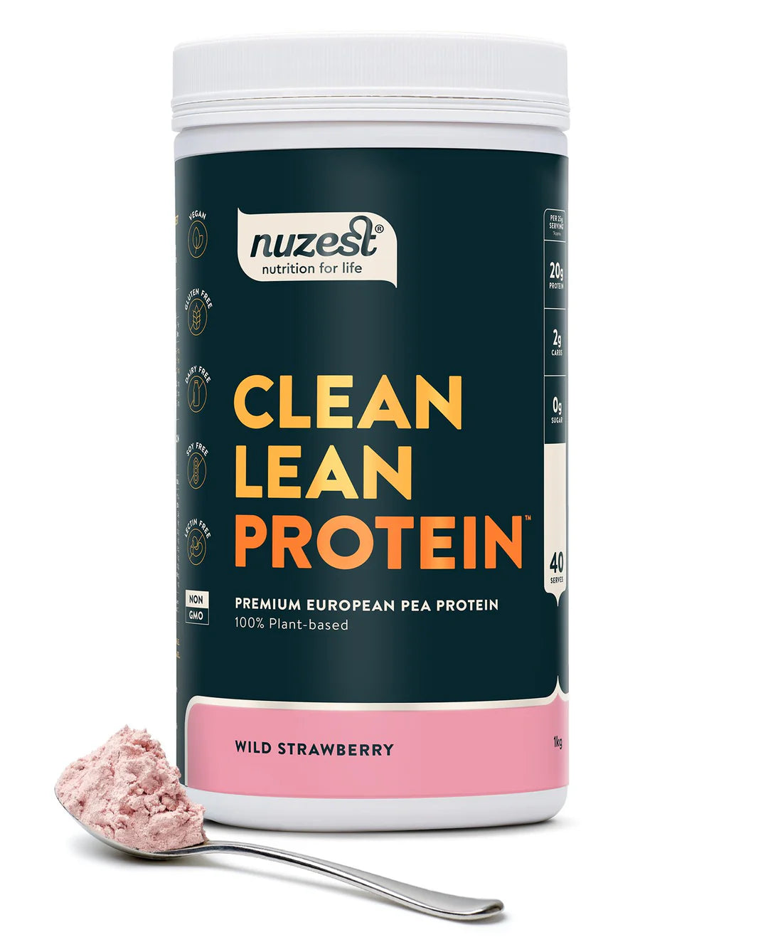 Nuzest Clean Lean Protein Wild Strawberry1kg