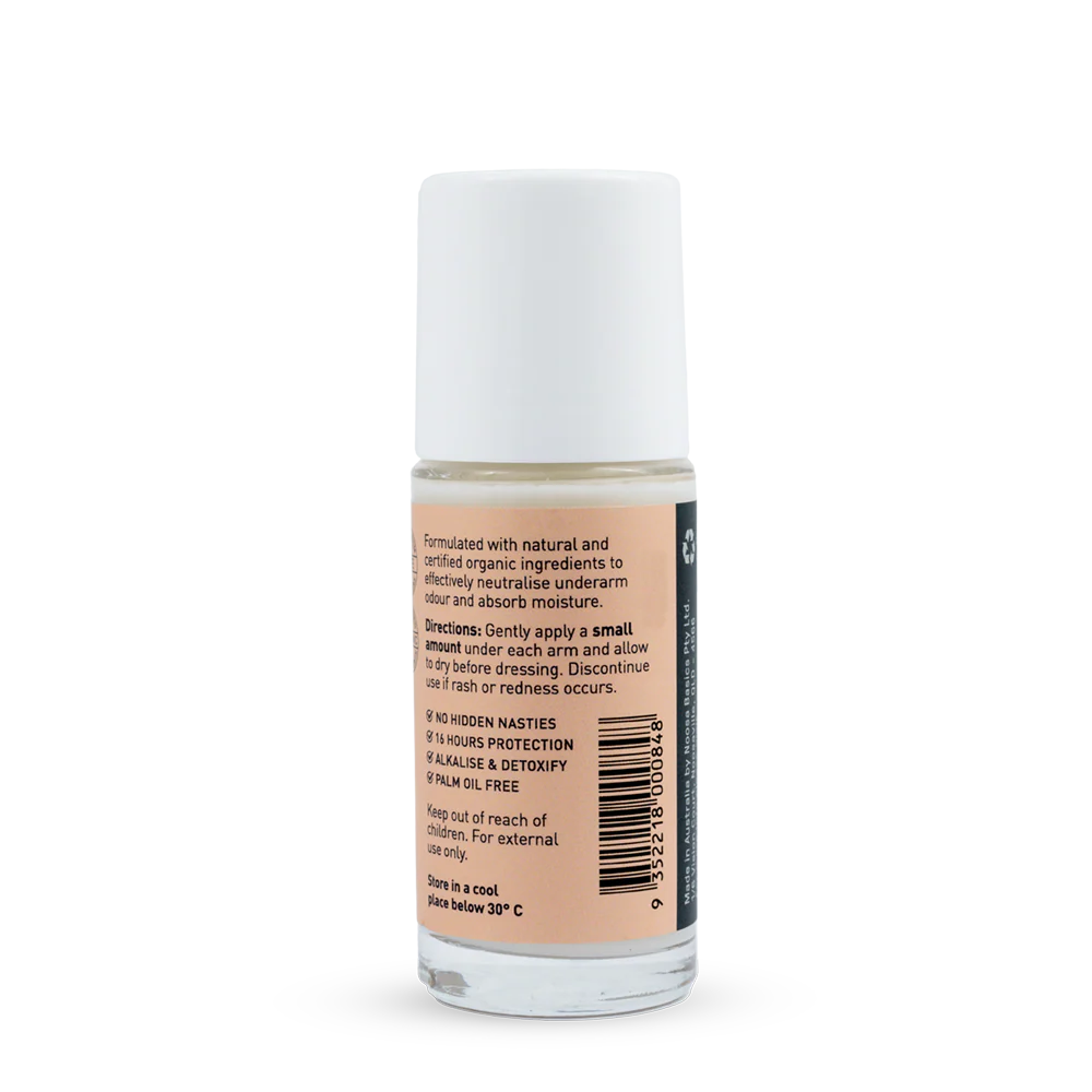 Noosa Basics Organic Deodorant Coconut & Vanilla Roll On 50ml