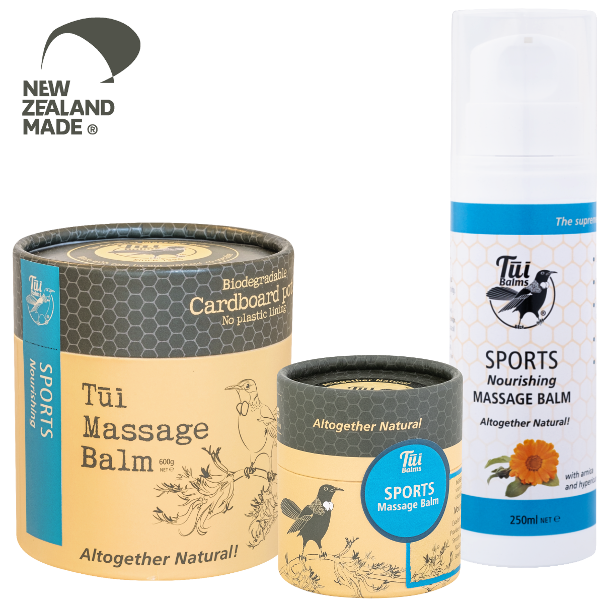 Tui Sports Massage Balm 100g Cardboard