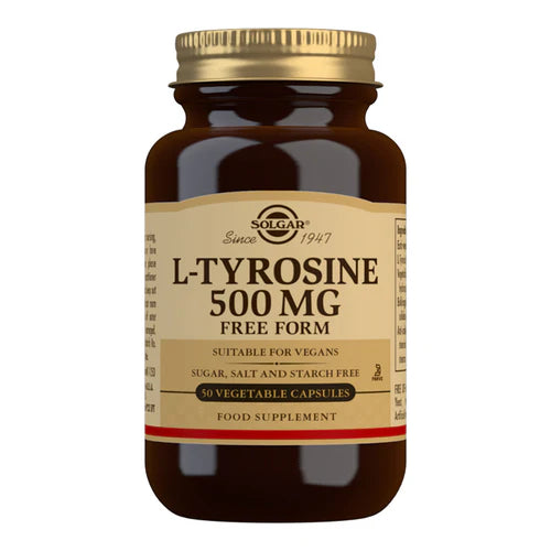 Solgar L-Tyrosine 500 mg 50 Vcaps