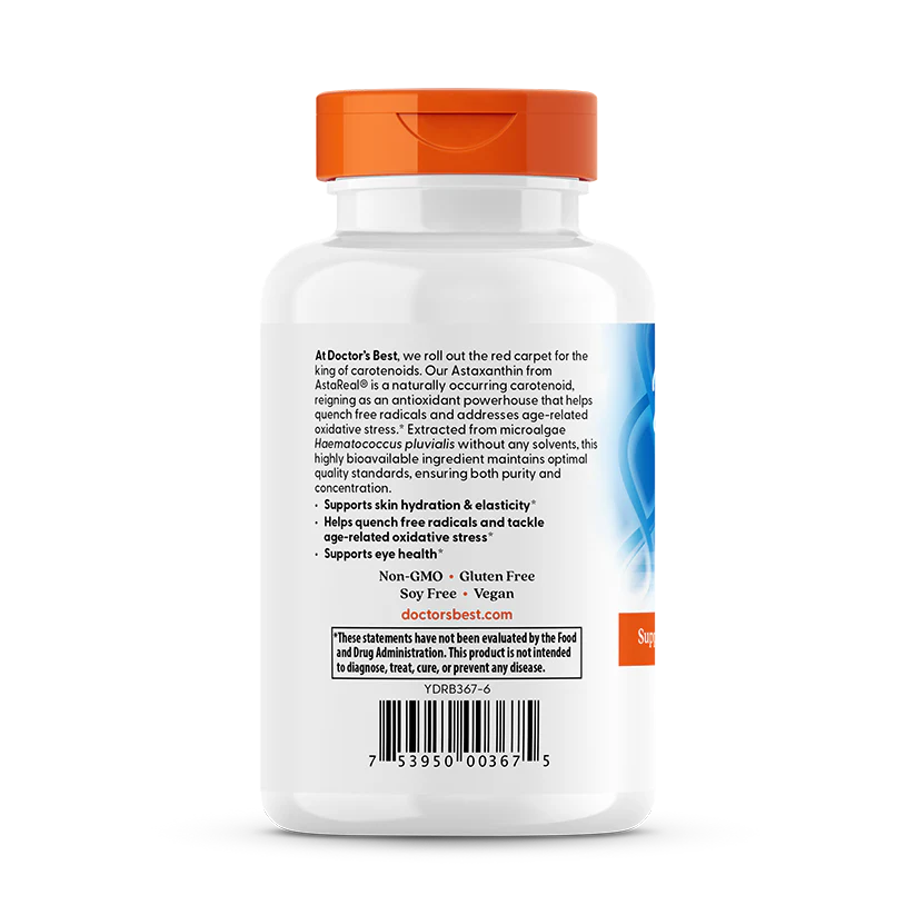 Doctor's Best Astaxanthin (6mg) 90 Soft Gels