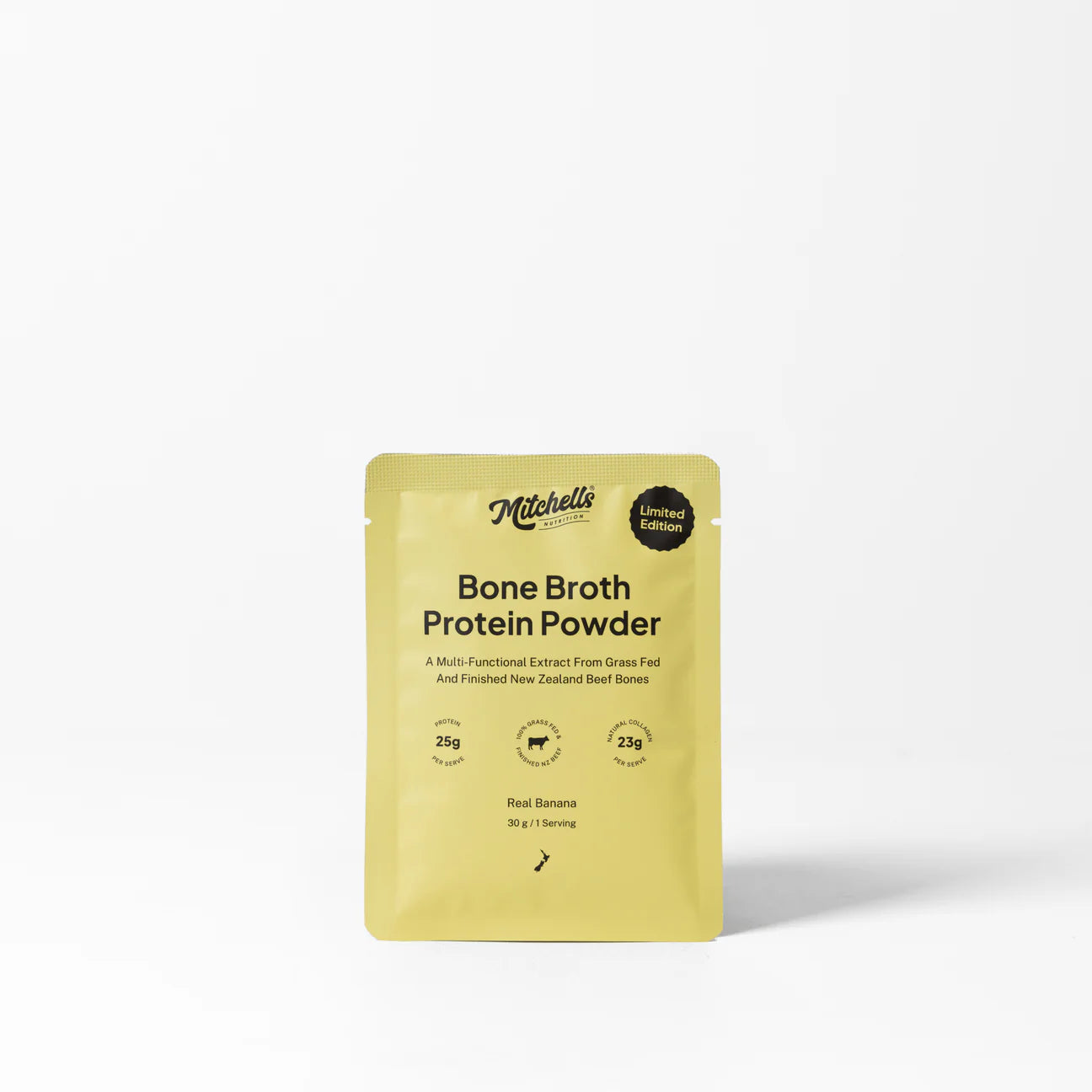 Mitchell's Bone Broth Protein Sample - Real Banana 30g* Single